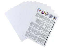 HERMA Aufbügelfolie A4, 10 Stück, Weiss
