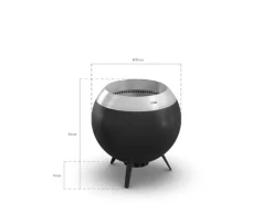 Höfats Feuerkorb mit niedrigem Fuss MOON 55