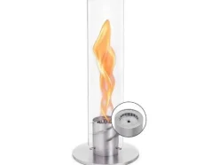 Höfats Tischfeuer Spin 900 Silber