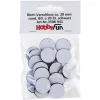 HobbyFun Klettverschluss 2 cm Rund Schwarz 20 Stück