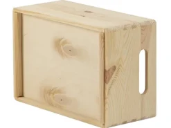 Holz Zollhaus Aufbewahrungskiste Kiefer 20 x 14 x 30 cm, Braun