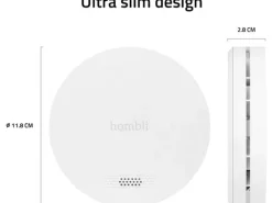 hombli Smart Smoke Detector 2+1 - weiss