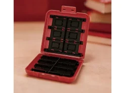 Hori Game Card Case Protective Cover 24 - pixel red [NSW2/NSW]