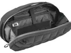 Hori Tasche Puff Pouch Gesteppt, Schwarz