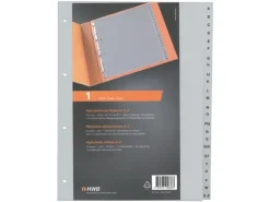HWB Register A4, volldeckend, A-Z
