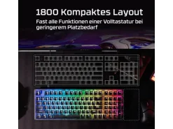 HyperX Origins 2 1800 mechanisch RGB Schwarz