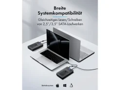 ICY BOX Externes Gehäuse Spade Base 388 2.5