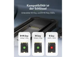 ICY BOX SSD Gehäuse IB-1827MCP-C31 M.2