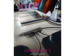 ICY BOX USB-Hub IB-HUB1437-CPD 4 Port USB 3.1 (Gen 2) Type-C
