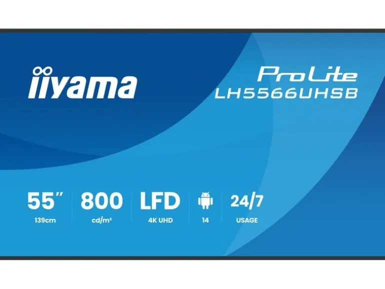 iiyama Public Display ProLite LH5566UHSB-B1AG 55 "
