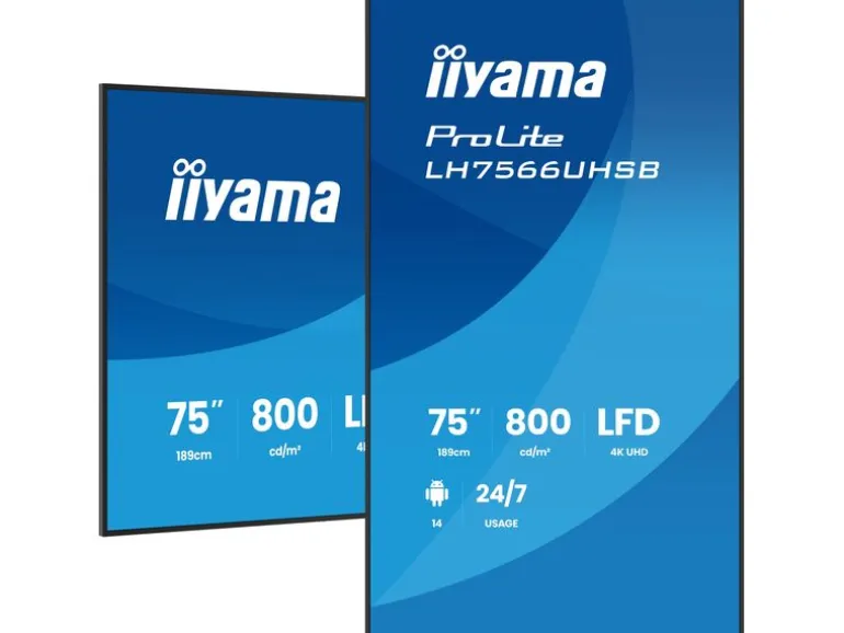 iiyama Public Display ProLite LH7566UHSB-B1AG 75 "