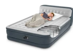 Intex Luftbett Dura Beam mit Headboard Queen 152 x 236 x 46 cm