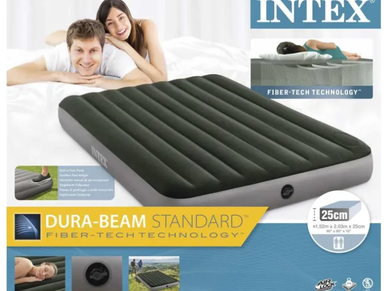 Intex Luftbett Standard Downy Queen 152 x 203 cm