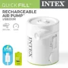 Intex Luftpumpe Quick-Fill Wiederaufladbar, USB 200