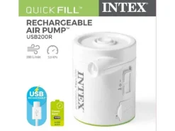 Intex Luftpumpe Quick-Fill Wiederaufladbar, USB 200