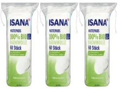 Isana Wattepads 3 x 60 Stück