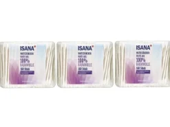 Isana Wattestäbchen 3 x 160 Stück