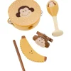 Jabadabado Musikspielzeug Affe, 5-teilig