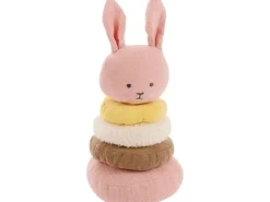 Jabadabado Stapelturm Hase, Textil, 20 cm