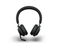 Jabra Headset Evolve2 65 Duo MS Schwarz, USB-A, inkl. Ladestation