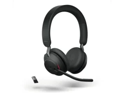 Jabra Headset Evolve2 65 Duo MS Schwarz, USB-A, inkl. Ladestation