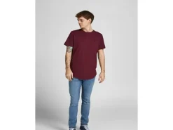 JACK&JONES Brody T-shirt Weiss / Navy Blazer Grösse M, 5 Stück