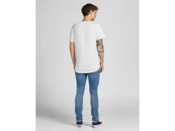 JACK&JONES Brody T-shirt Weiss / Navy Blazer Grösse M, 5 Stück