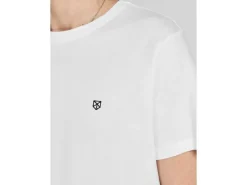 JACK&JONES Brody T-shirt Weiss / Navy Blazer Grösse M, 5 Stück