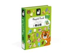 Janod Beschäftigungsspielzeug Magnetbuch Tiere