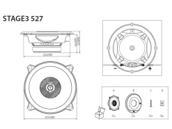 JBL 2-Weg Lautsprecher Stage3 527