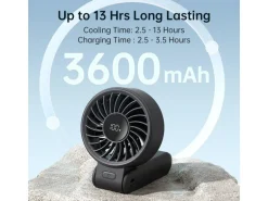 Jisulife Handventilator Fan 7 Schwarz