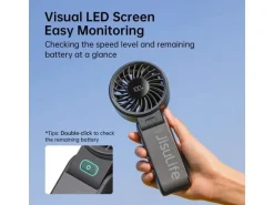 Jisulife Handventilator Fan 7 Schwarz
