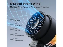 Jisulife Handventilator Fan 7 Schwarz