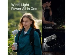 Jisulife Tischventilator Ultra1 Grau