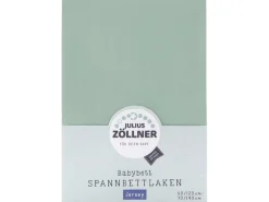 Julius Zöllner Fix-Leintuch Jersey Salbei 70 x 140 cm