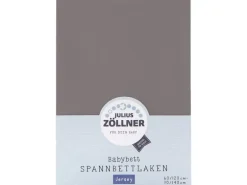 Julius Zöllner Fix-Leintuch Jersey Anthracite 70 x 140 cm