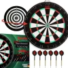 Karella Dartboard Trainingsset inkl. 2 Satz Steeldarts