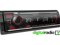Kenwood Autoradio KMM-BT408DAB, 1 DIN