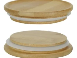 Kesper Vorratsglas Glas Bambusdeckel 500 ml stapelbar