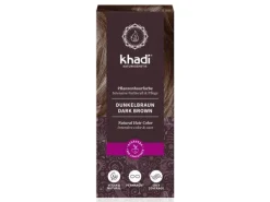 khadi Haarcoloration Pflanzenhaarfarbe Dunkelbraun