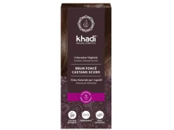 khadi Haarcoloration Pflanzenhaarfarbe Dunkelbraun