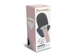 Kidywolf Mikrofon Bluetooth mit Licht blau