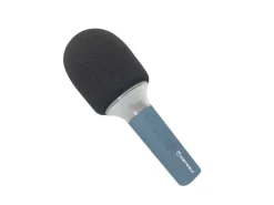 Kidywolf Mikrofon Bluetooth mit Licht blau