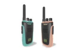 Kidywolf Walkie-Talkies mit Taschenlampe hellblau/rosa
