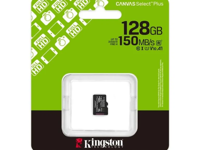 Kingston microSDXC-Karte Canvas Select Plus Gen3 128 GB