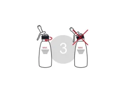 Kisag Rahmbläser Whipper Professional 0.5 l, Silber