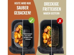 KitchBo Silikonform 20 x 20 x 6.3 cm, Schwarz / Grau