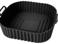 KitchBo Silikonform 20 x 20 x 6.3 cm, Schwarz / Grau