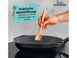 Kochwerk Spritzschutzdeckel 30 cm, Schwarz