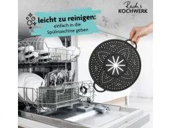 Kochwerk Spritzschutzdeckel 30 cm, Schwarz